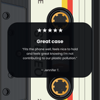 Black Cassette iPhone 17 Pro Max Case
