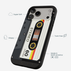 Black Cassette iPhone 17 Pro Max Case