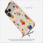 Seashell Cat Clowns iPhone 17 Pro Max Case