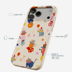 Seashell Cat Clowns iPhone 17 Pro Max Case