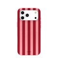 Bubblegum Pink Cherry Stripes iPhone 17 Pro Max Case