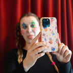 Seashell Cat Clowns iPhone 17 Pro Max Case