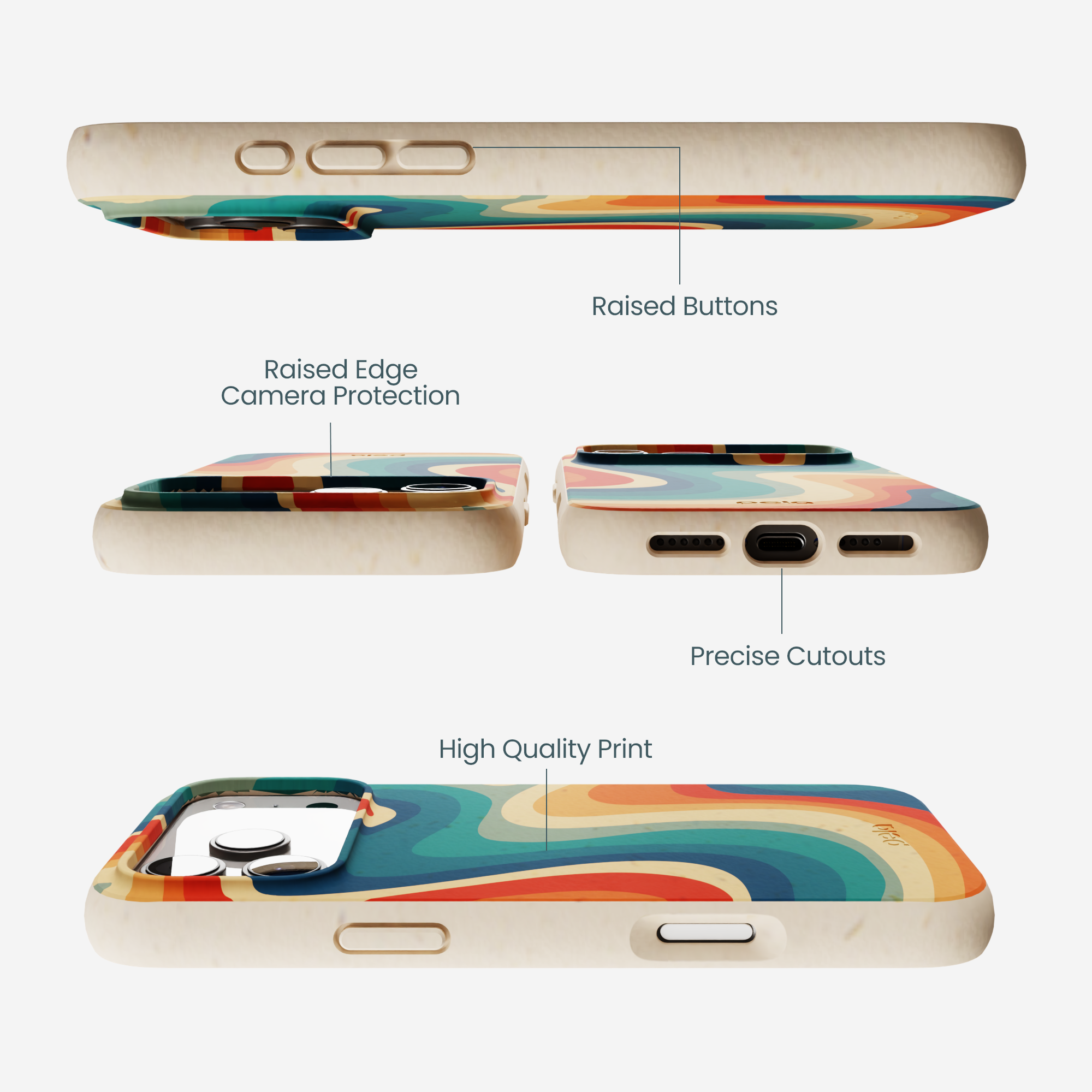 Seashell Disco iPhone 17 Pro Max Case