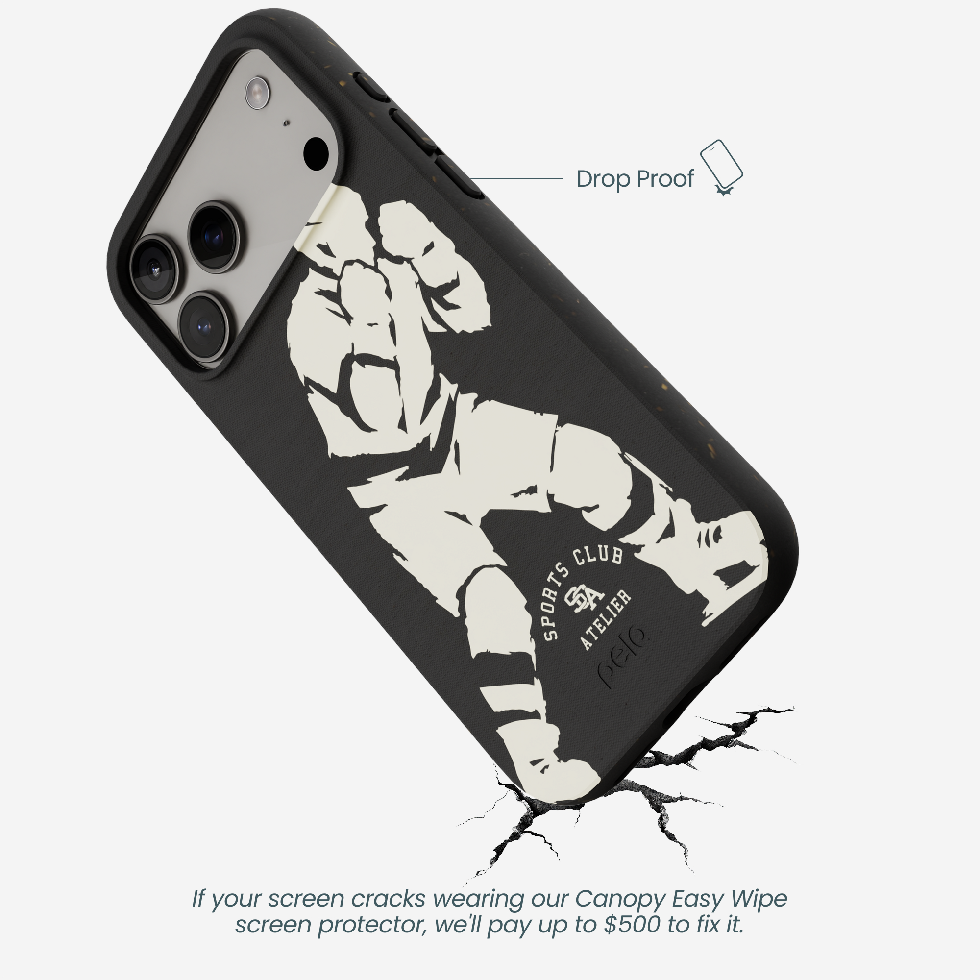 Black Drop The Gloves iPhone 17 Pro Max Case