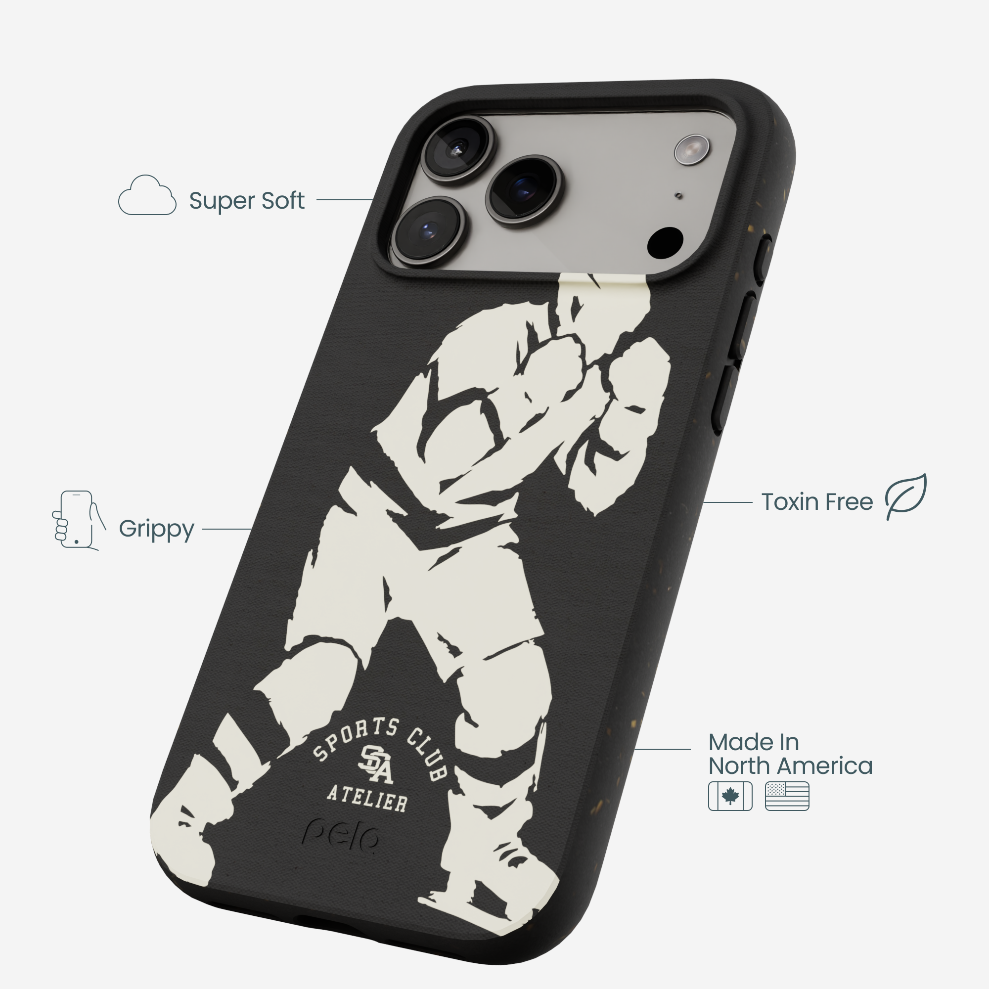 Black Drop The Gloves iPhone 17 Pro Max Case