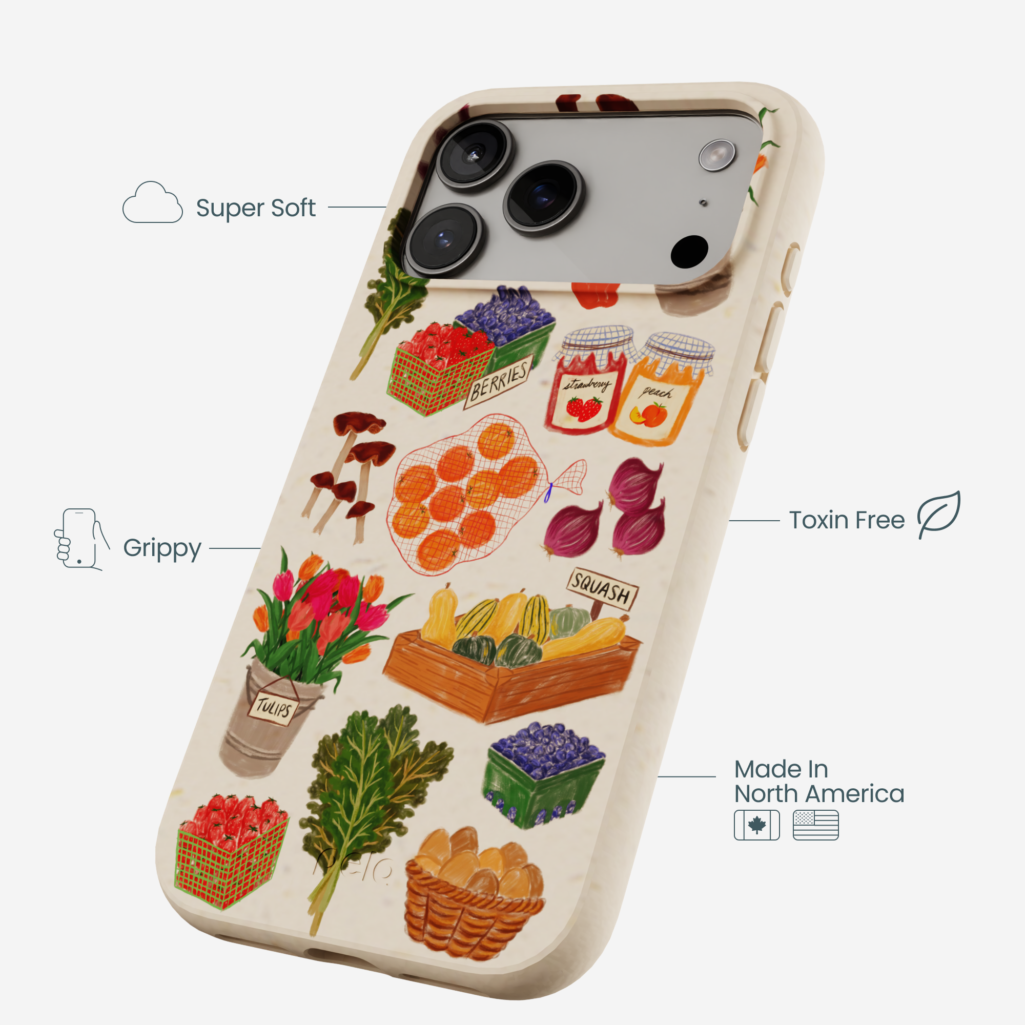 Seashell Farm Market iPhone 17 Pro Max Case