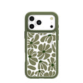 Clear Funky Flora iPhone 17 Pro Max Case With Forest Floor Ridge (MagSafe included)