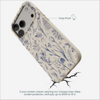 London Fog Indigo Bouquet iPhone 17 Pro Max Case