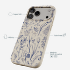 London Fog Indigo Bouquet iPhone 17 Pro Max Case