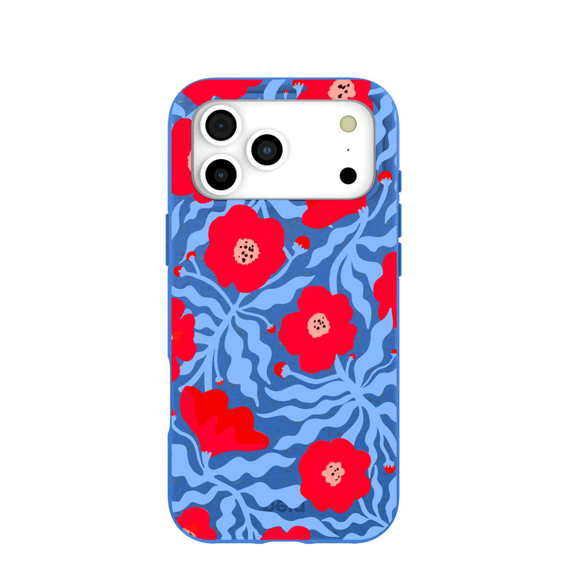 Electric Blue Indigo Ember iPhone 17 Pro Max Case