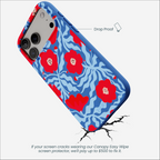 Electric Blue Indigo Ember iPhone 17 Pro Max Case