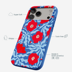 Electric Blue Indigo Ember iPhone 17 Pro Max Case