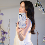 London Fog Indigo Bouquet iPhone 17 Pro Max Case