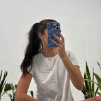 Electric Blue Jungle Cat iPhone 17 Pro Max Case