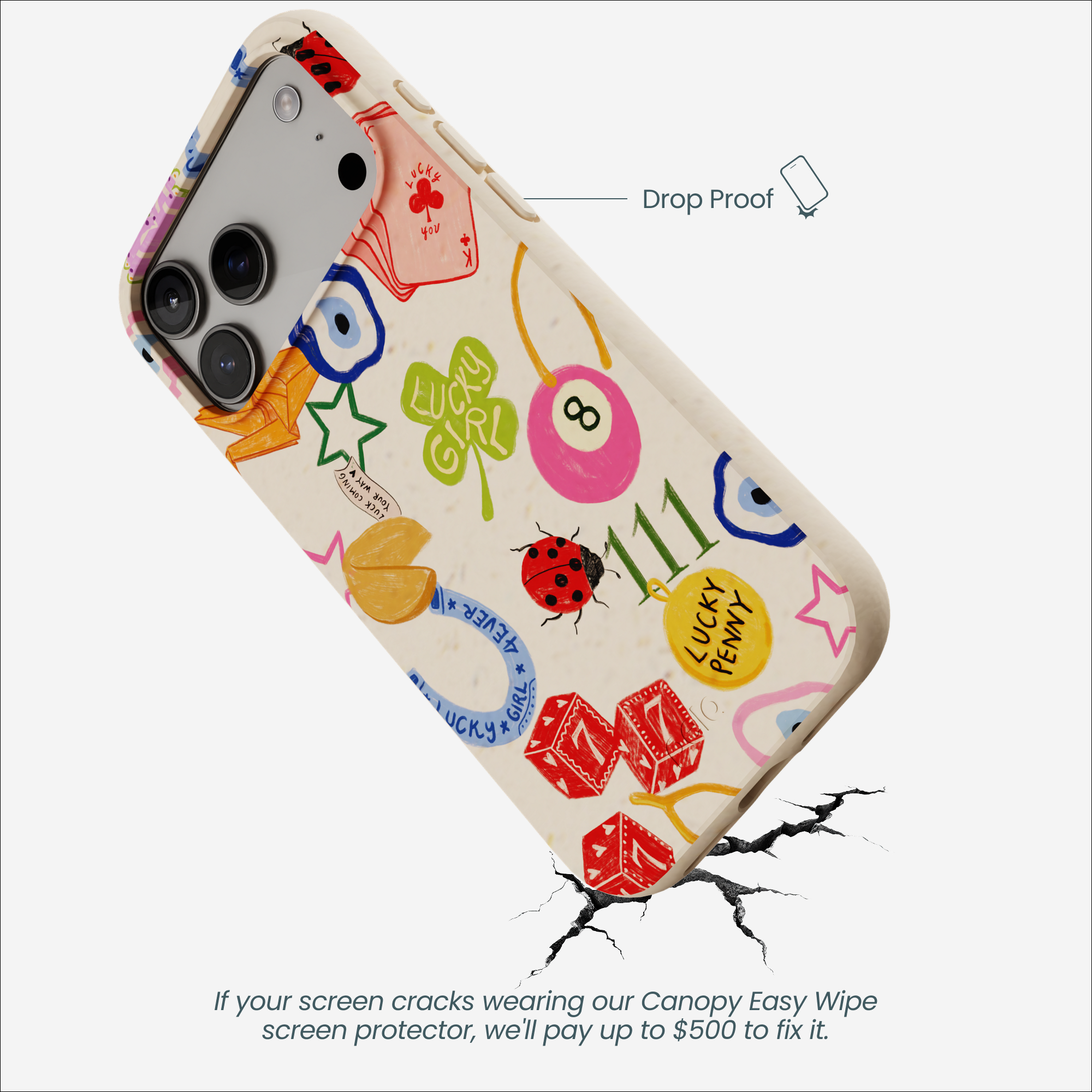 Seashell Lucky Me iPhone 17 Pro Max Case