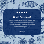 Powder Blue Marine Life iPhone 17 Pro Max Case