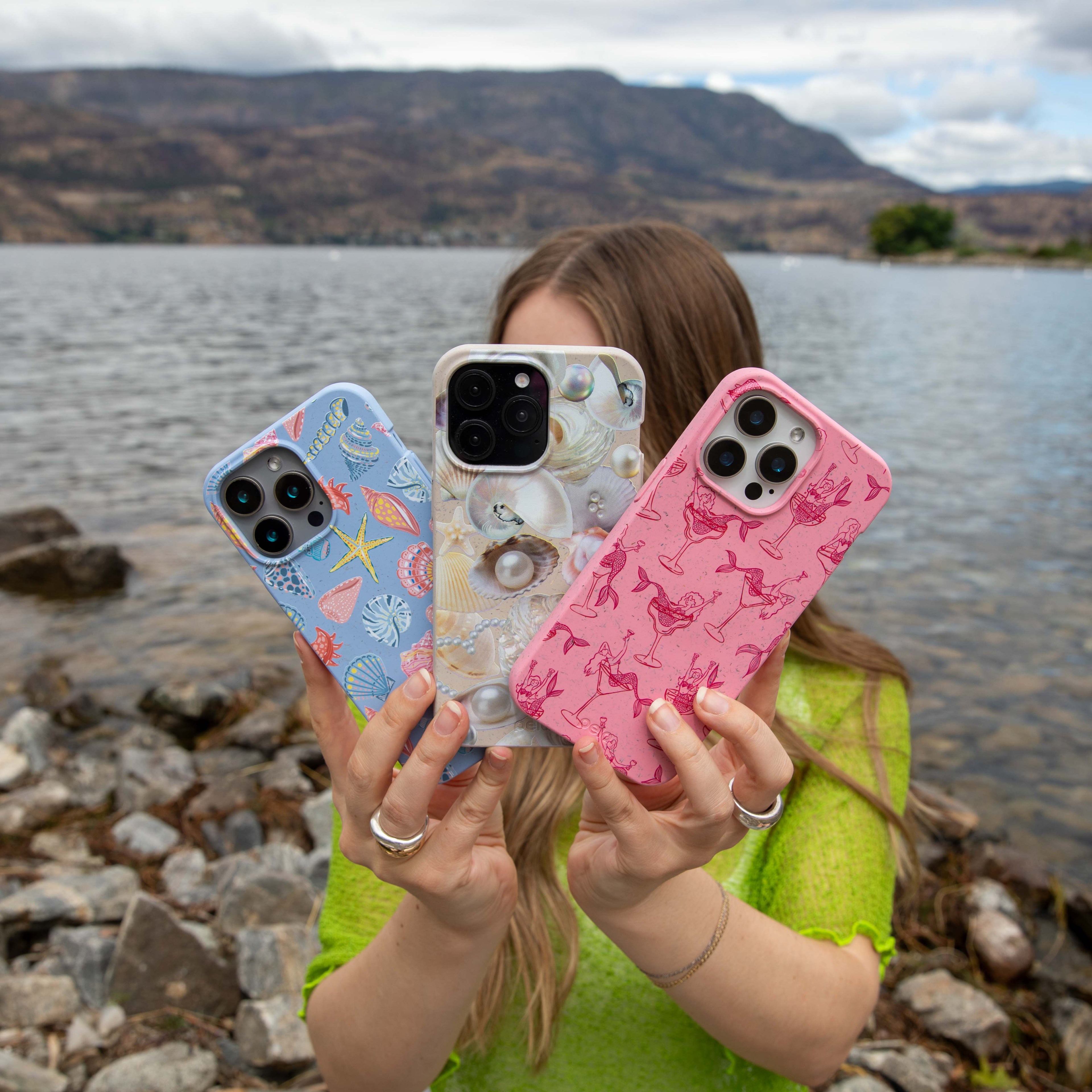 Powder Blue Mermaid Finds iPhone 17 Pro Max Case