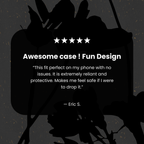 Black Shadow Petals iPhone 17 Pro Max Case