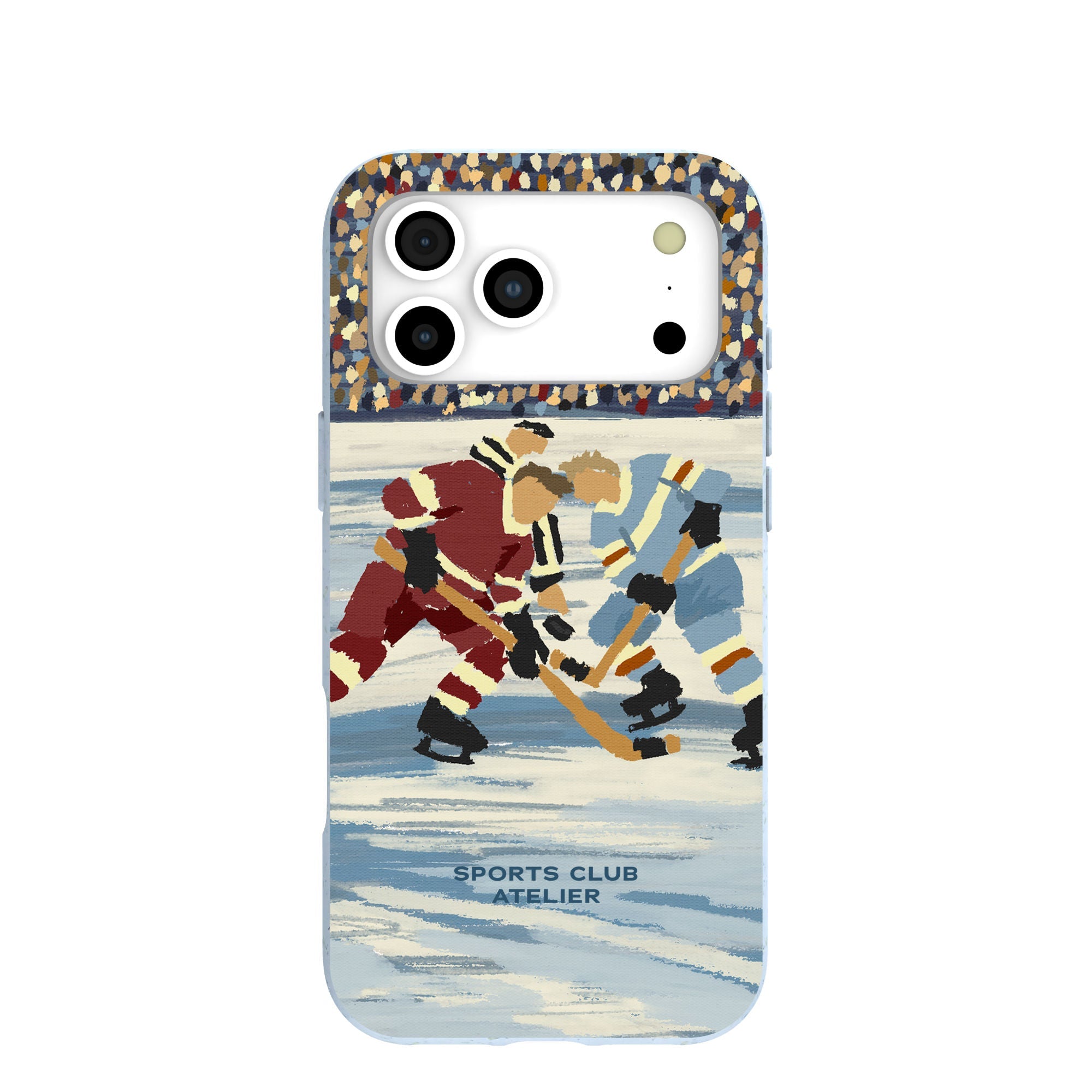 Powder Blue The Face Off iPhone 17 Pro Max Case